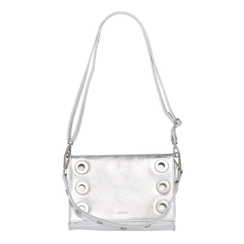 Hammitt Small Montana Clutch, Sidewalk Silver and Brushed Silver Hardware