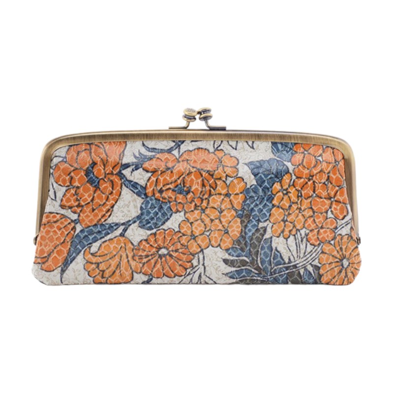 HOBO Cora Large Frame Wallet, Orange Blossom | SO-81111OBLM