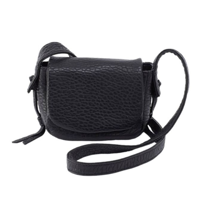 HOBO Bonita Mini Messenger Crossbody, Black