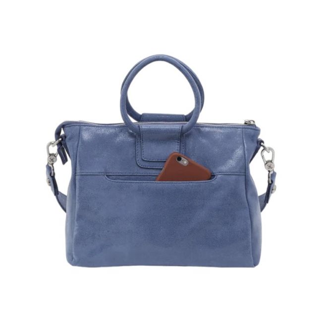 HOBO Sheila Medium Satchel, Azure | NV-22605AZUR | Borsheims