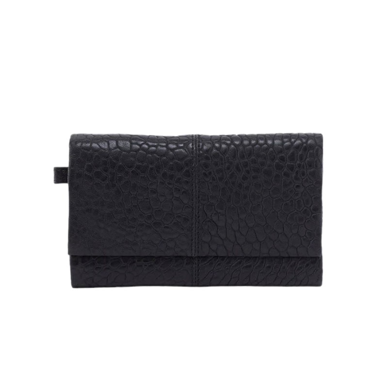 HOBO Keen Continental Wallet, Black