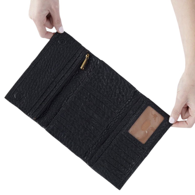 HOBO Keen Continental Wallet, Black