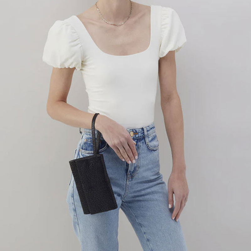 HOBO Keen Continental Wallet, Black