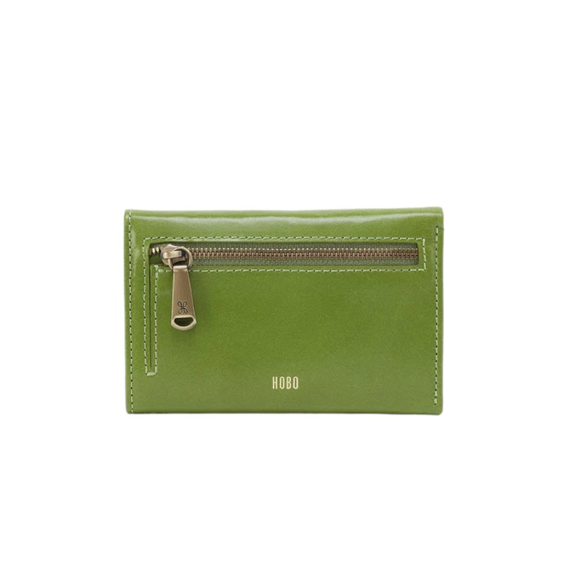 HOBO Jill Trifold Wallet, Garden Green