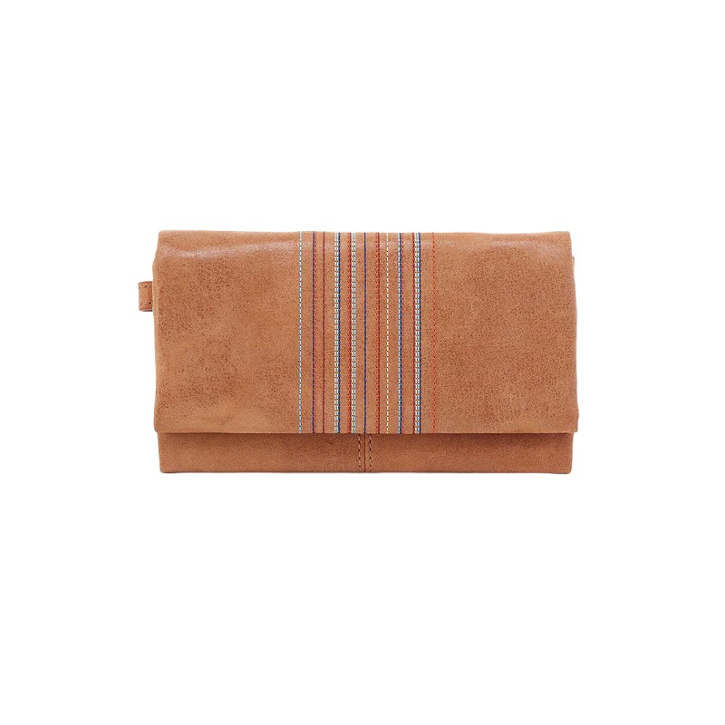 HOBO Keen Continental Wallet, Whiskey