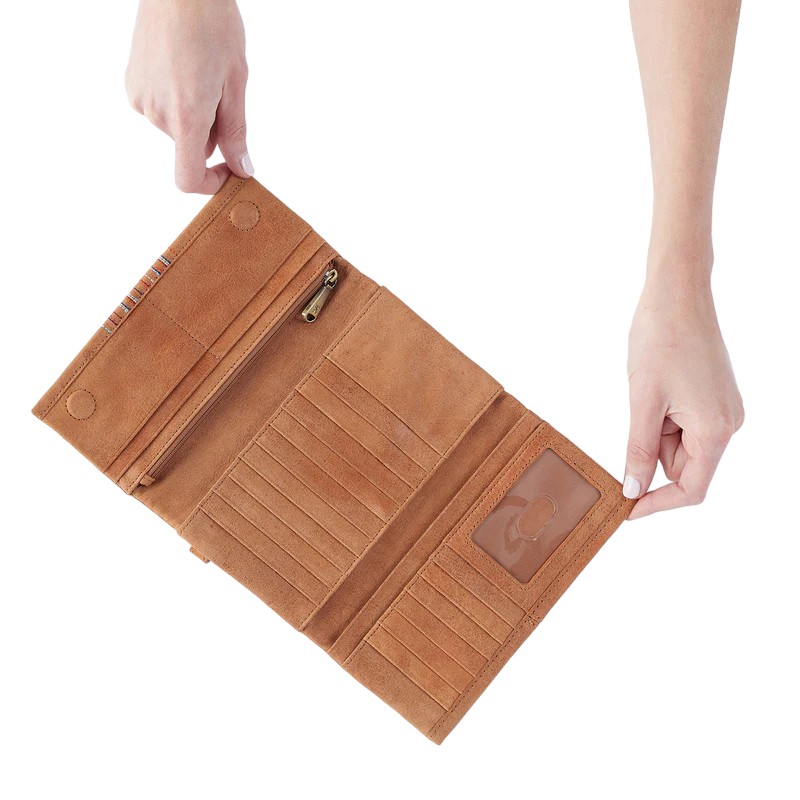 HOBO Keen Continental Wallet, Whiskey