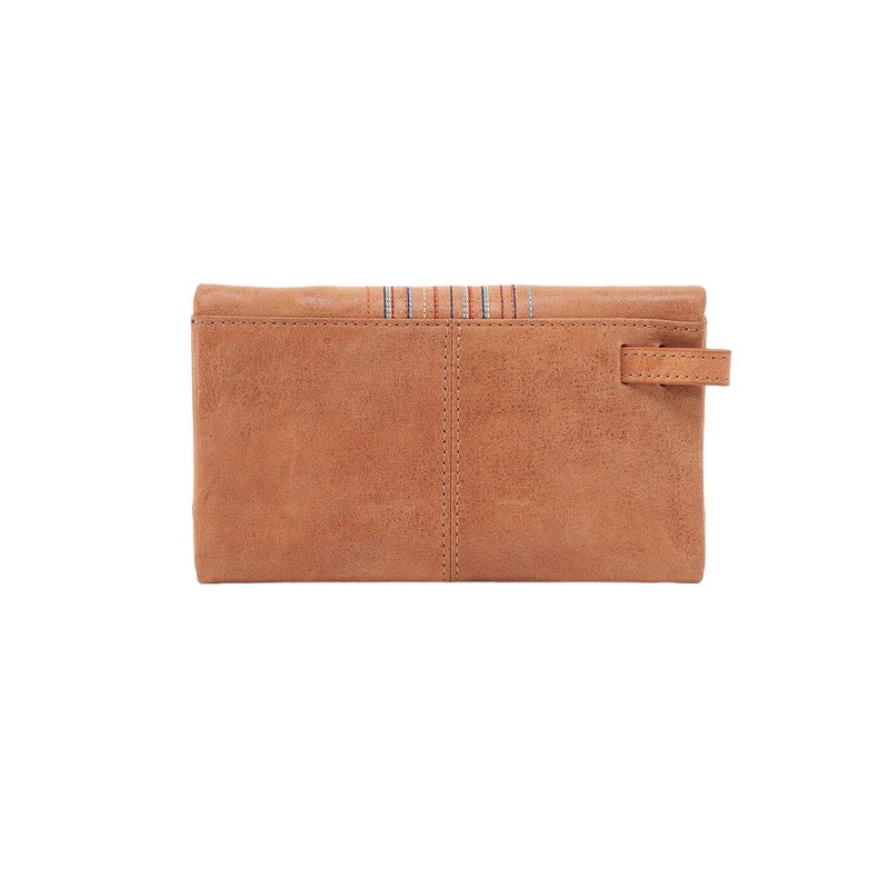 HOBO Keen Continental Wallet, Whiskey