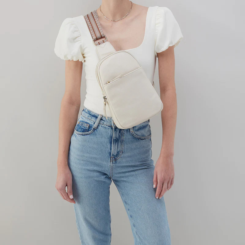 HOBO Cass Sling Bag, Ivory