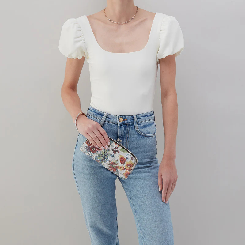 HOBO Cora Large Frame Wallet, Botanic Print