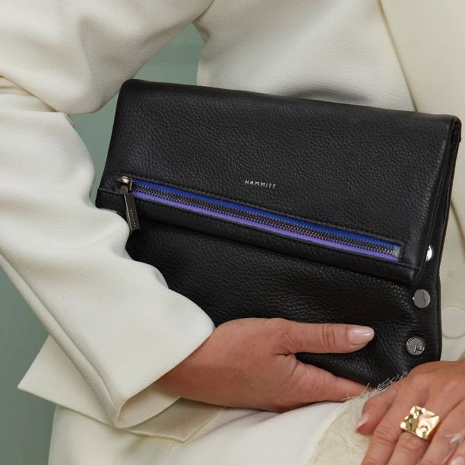 Hammitt VIP Medium Crossbody, Birthday Brite and Gunmetal Hardware