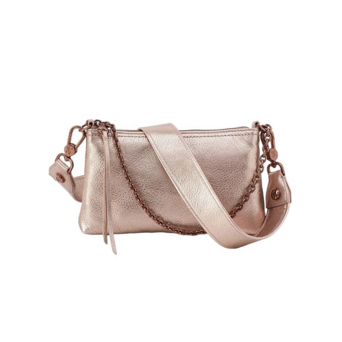 HOBO Darcy Crossbody, Pink Gold Metallic NV-22644PGLD Borsheims