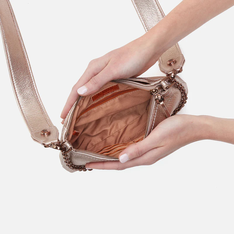 Darcy Pebbled Metallic Gold - Crossbody main image 1