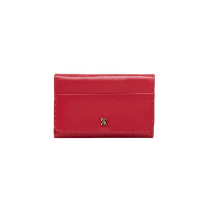 HOBO Jill Trifold Wallet, Hibiscus