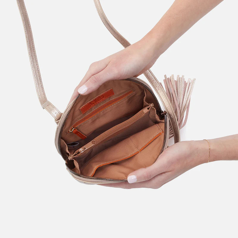 HOBO Nash Crossbody, Pink Gold Metallic