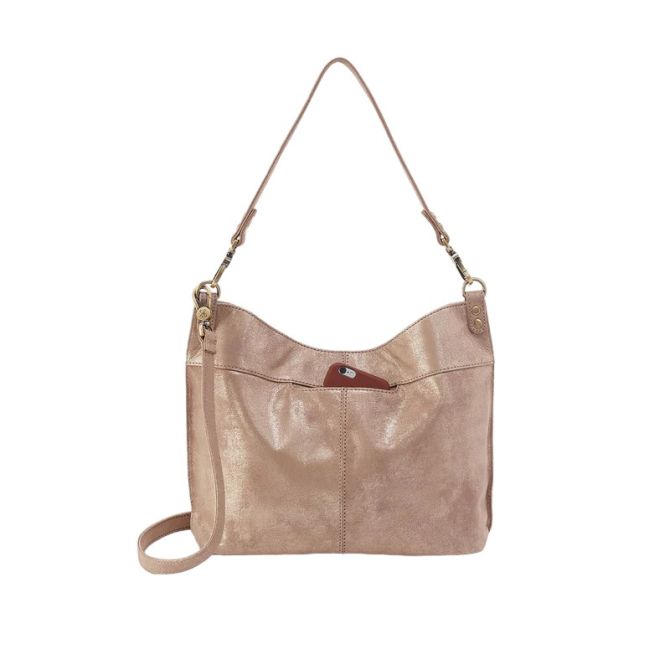 HOBO Pier Shoulder Bag, Gilded Beige | SO-82303GLBG | Borsheims