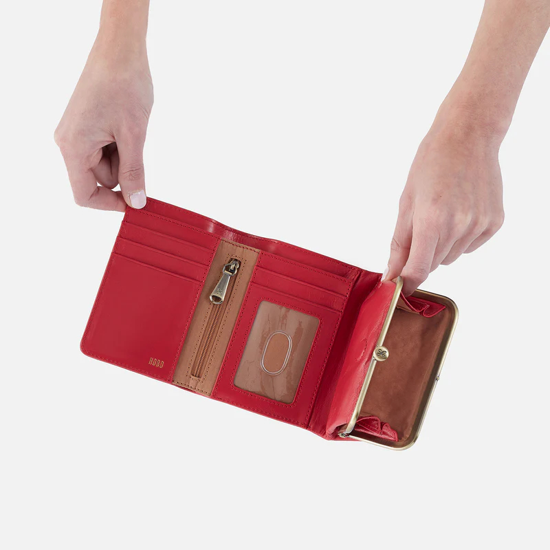 HOBO Robin Compact Wallet, Hibiscus