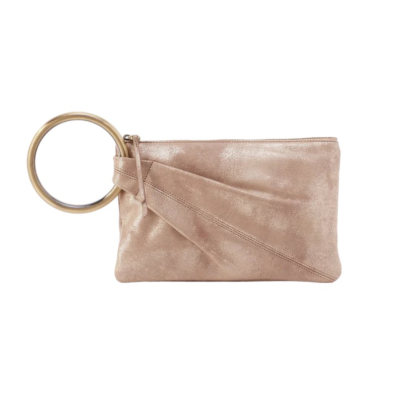 HOBO Sheila Ring Clutch, Gilded Beige