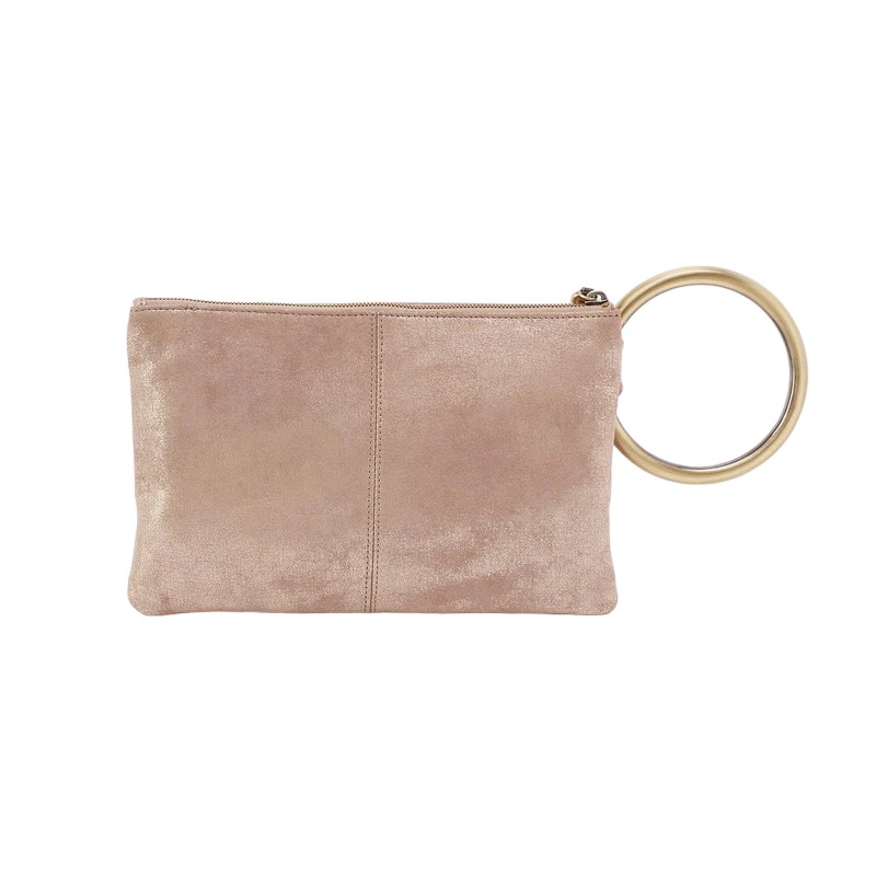 HOBO Sheila Ring Clutch, Gilded Beige