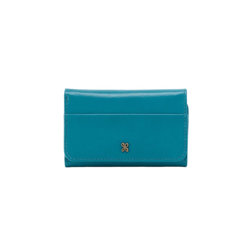 HOBO Jill Trifold Wallet, Biscayne Blue