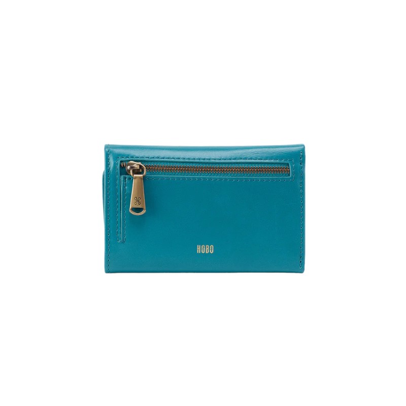 HOBO Jill Trifold Wallet, Biscayne Blue