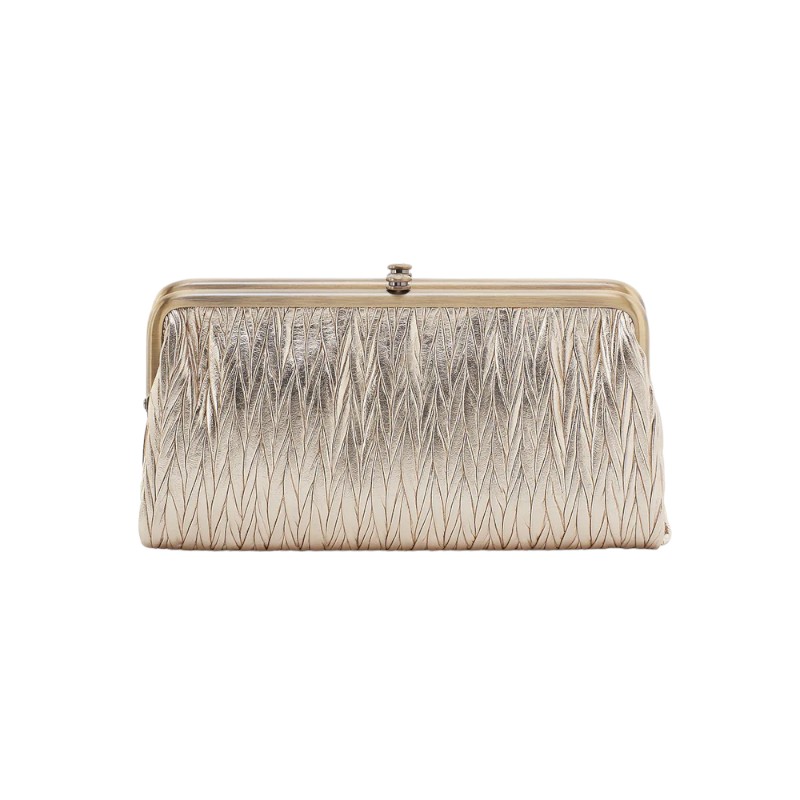 HOBO Lauren Clutch Wallet, Gold