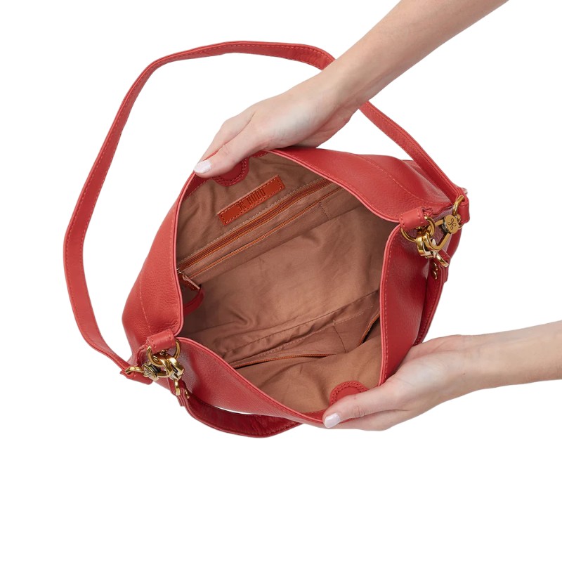 HOBO Pier Shoulder Bag, Red Clay