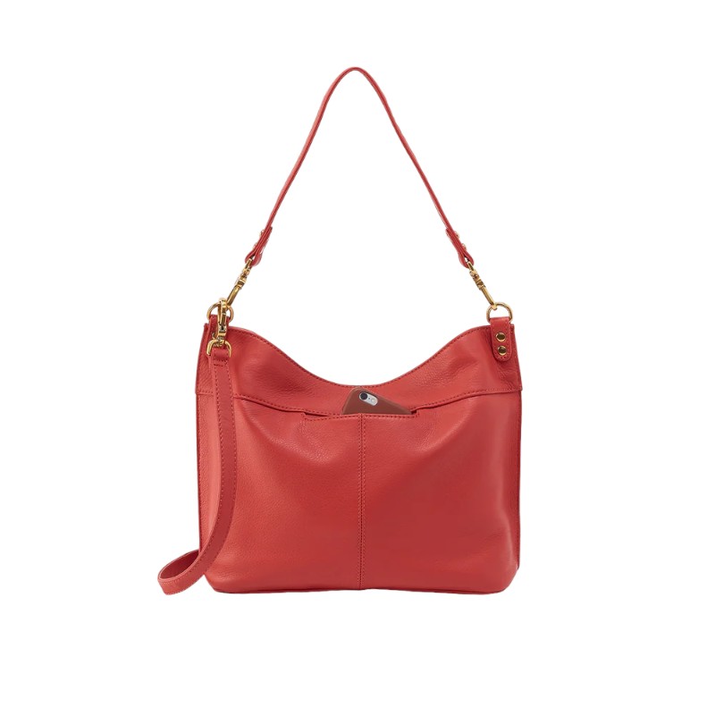 HOBO Pier Shoulder Bag, Red Clay