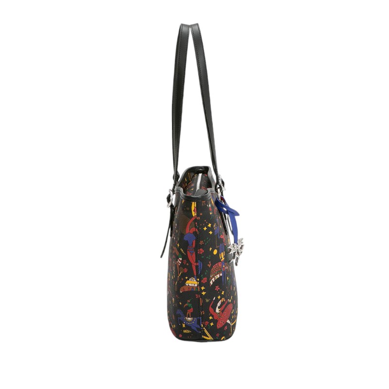Piero Guidi Magic Circus Matilda Shopping Bag, Black
