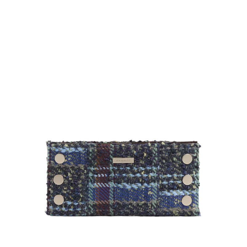 Hammitt 110 North Wallet – Designer Leather Zip Wallet with Gold Hardware