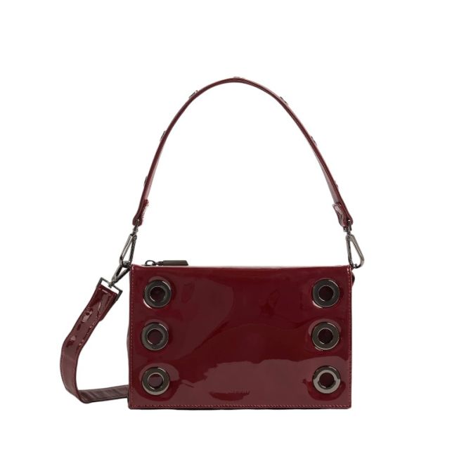 Hammitt Small Montana Clutch, Pirouette Patent and Gunmetal Hardware