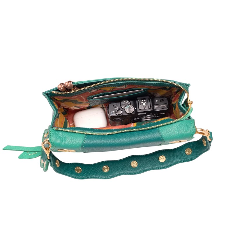 Hammitt Small Montana Clutch, Wavy Dazey and Brushed Yellow Gold Hardware