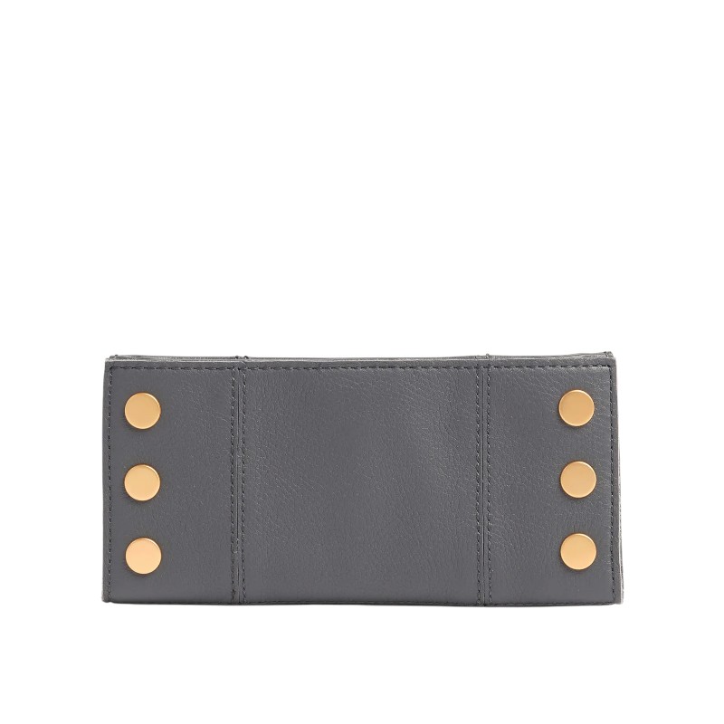 Hammitt 110 North Wallet, Sonnet Grey and Brushed Yellow Gold Hardware
