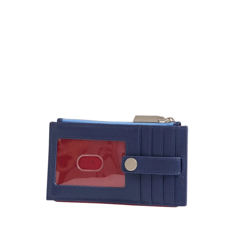 Hammitt 210 West Wallet, Jazz Blues and Brushed Silver Hardware