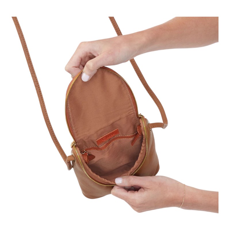 HOBO Fern Crossbody, Warm Honey Leather