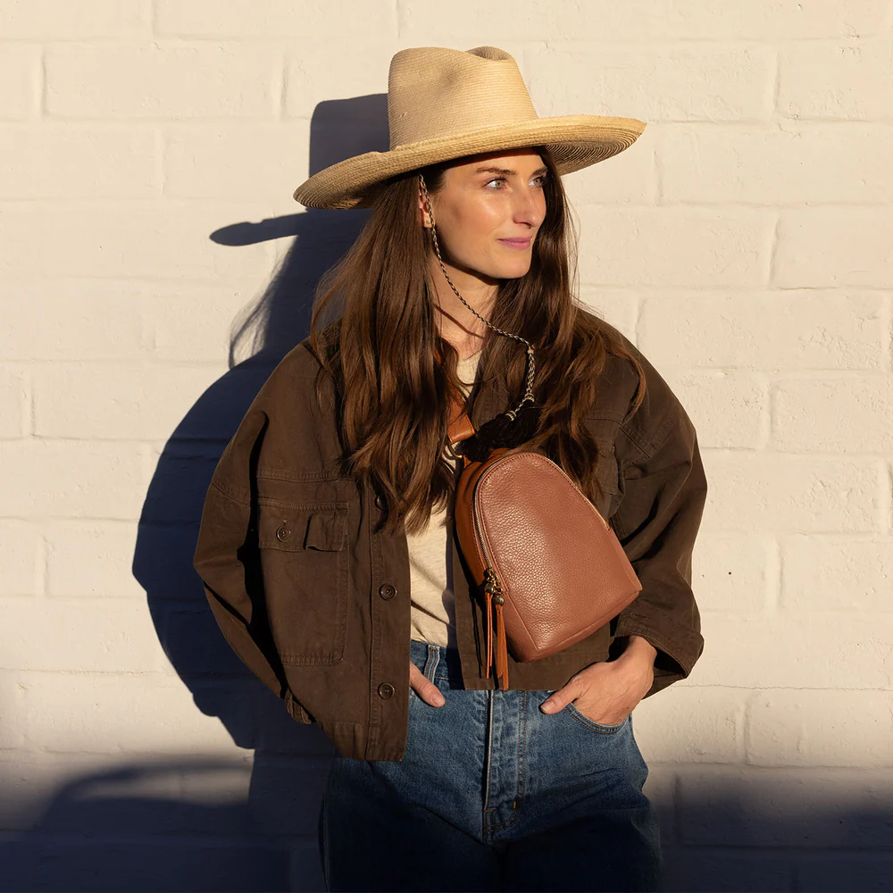 HOBO Fern Crossbody, Warm Honey Pebbled Leather