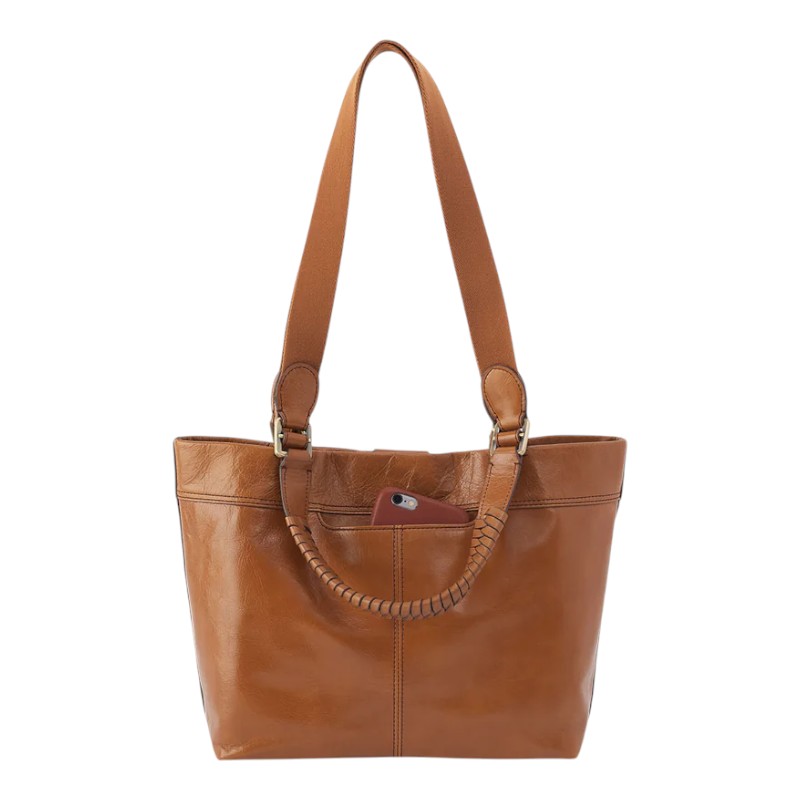 HOBO Romy Medium Tote, Truffle Polished Leather
