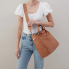 HOBO Sheila Large Satchel, Saddle Tooled Embossed Leather