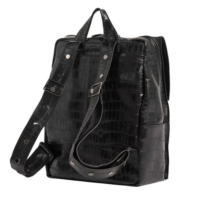 Hammitt Montana XL Backpack, Evening Crocco and Gunmetal  display picture 1