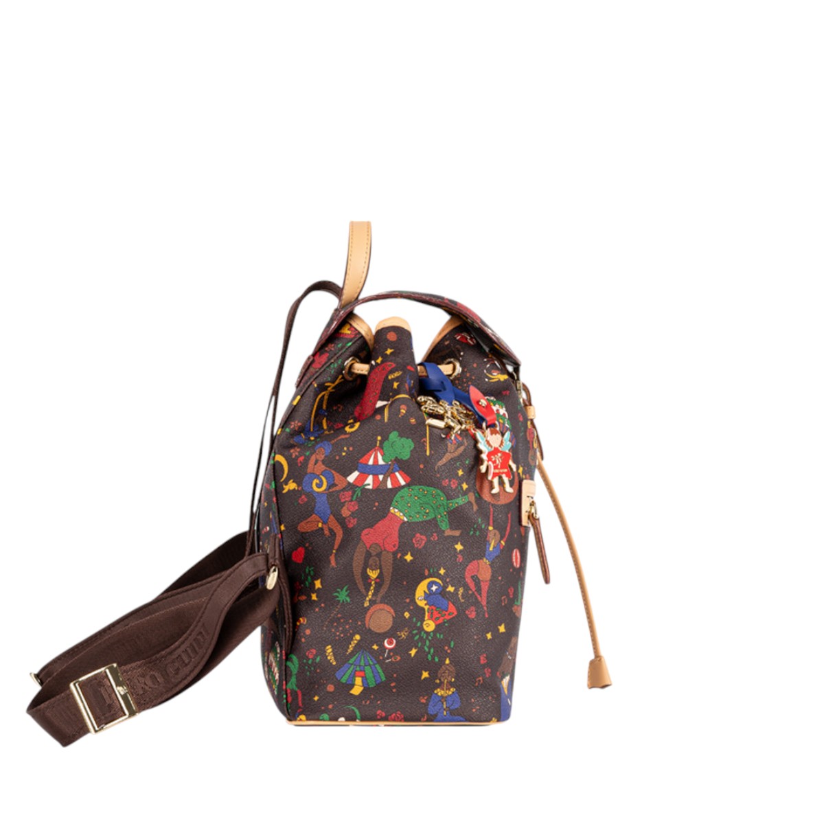 Piero Guidi Magic Circus Roma Zaino Backpack, Brown