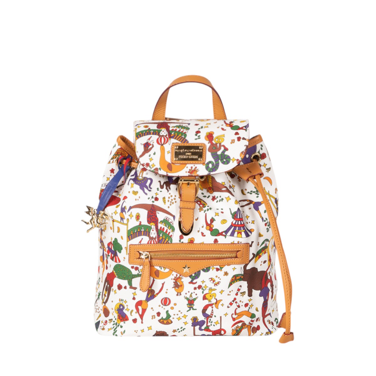 Piero Guidi Magic Circus Roma Zaino Backpack, White