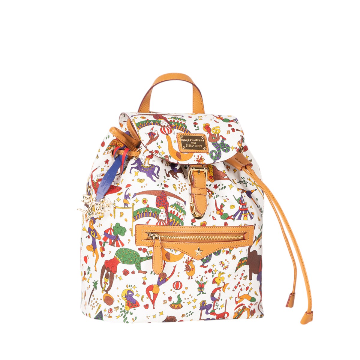 Piero Guidi Magic Circus Roma Zaino Backpack, White