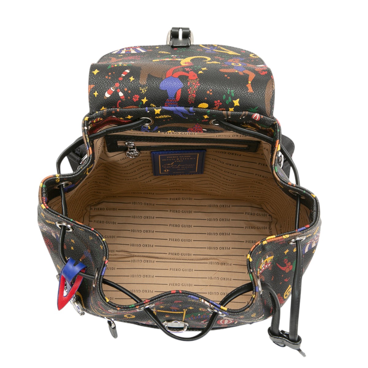 Piero Guidi Magic Circus Roma Zaino Backpack, Black