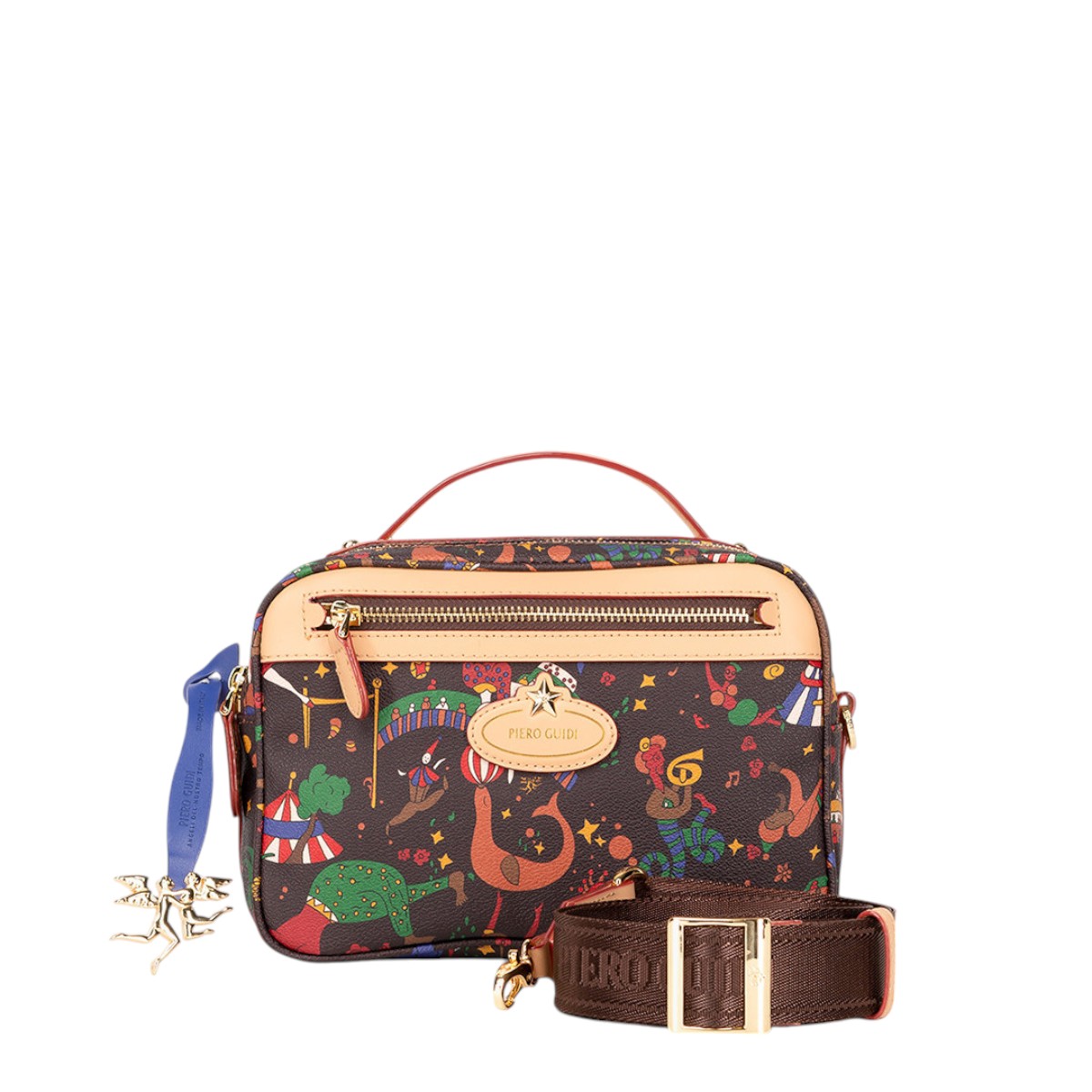 Piero Guidi Magic Circus Rossell Tracolla Sling Bag, Brown