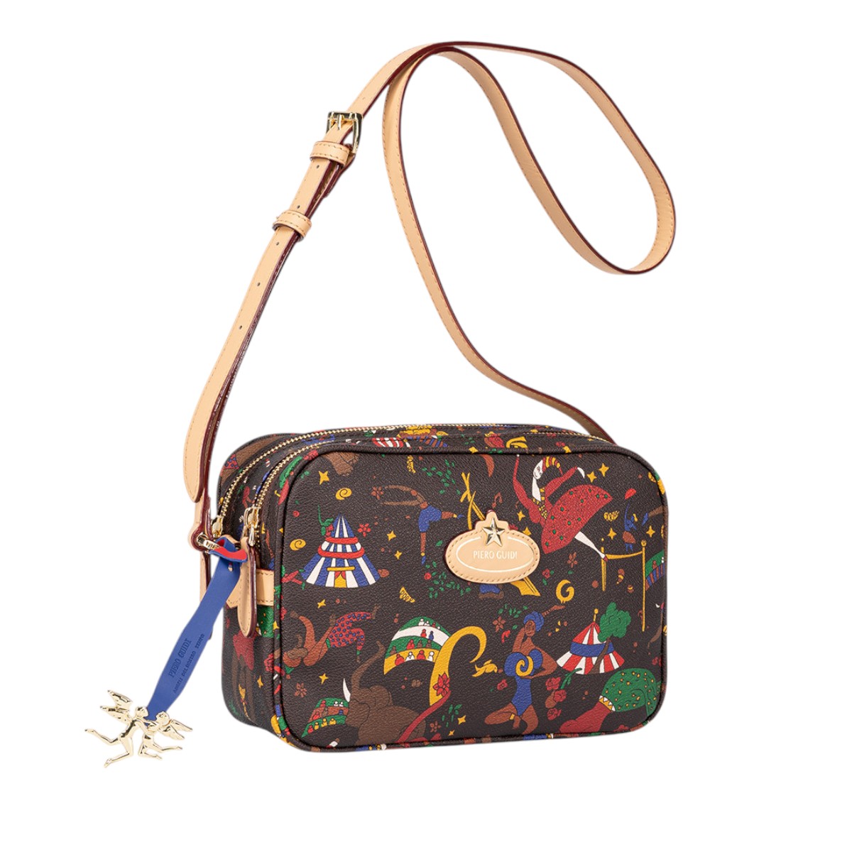 Piero Guidi Magic Circus Arianna Tracolla Sling Bag, Brown