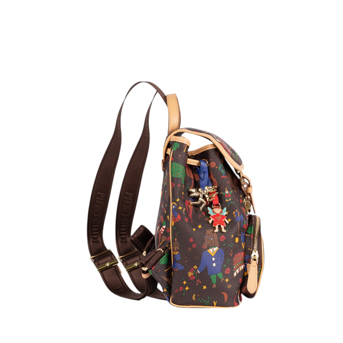 Piero Guidi Magic Circus Alice Zaino Backpack, Brown