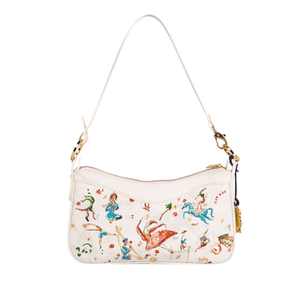 Piero Guidi Magic Circus Giordana Tracolla Sling Bag, White