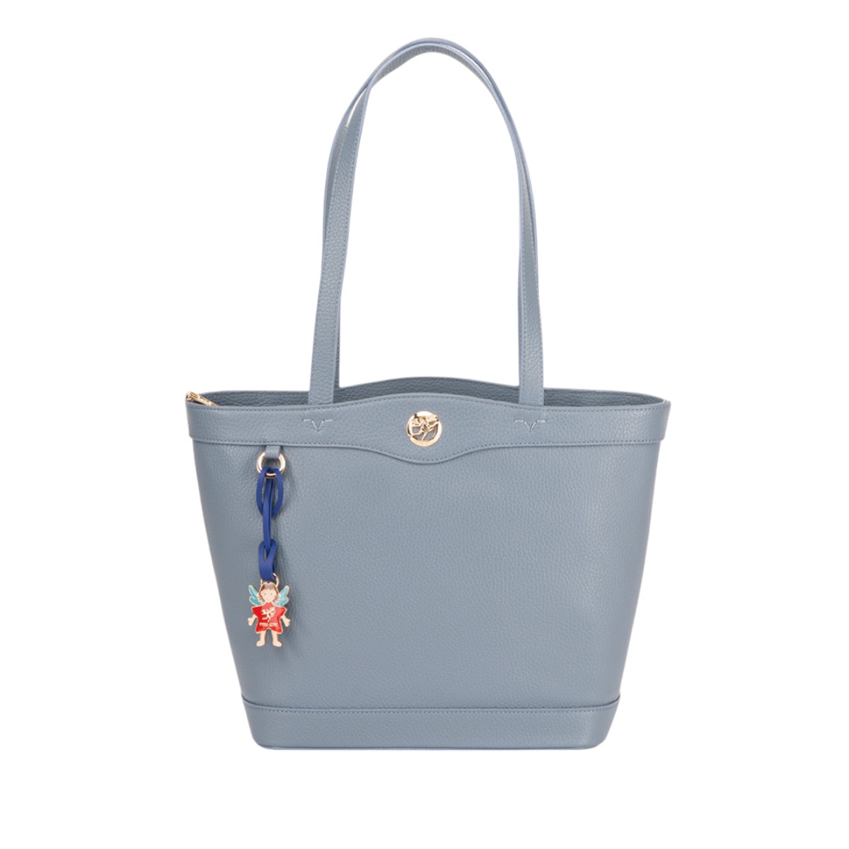 Piero Guidi Ludovica Large Shopping Bag Tote, Light Blue