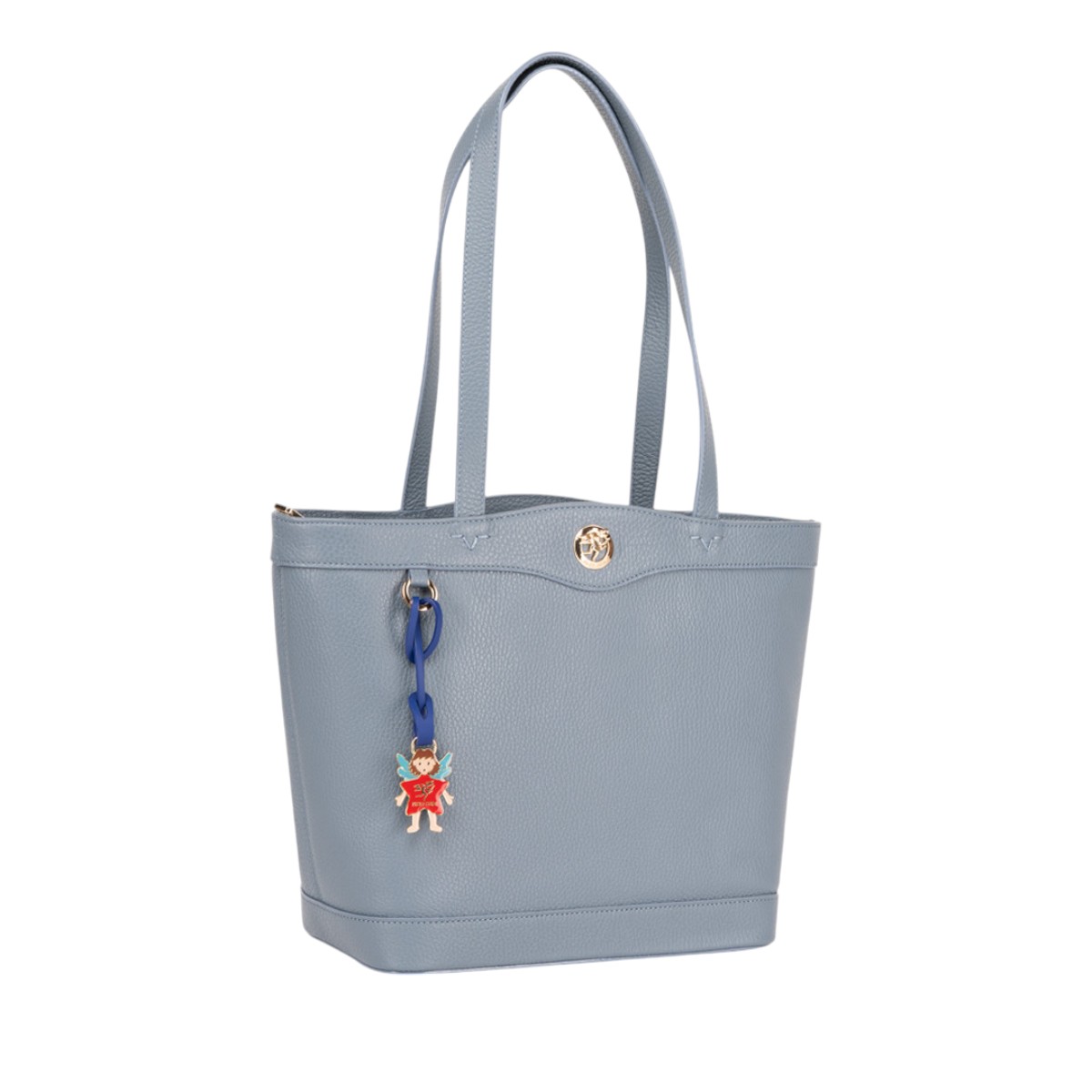 Piero Guidi Ludovica Large Shopping Bag Tote, Light Blue