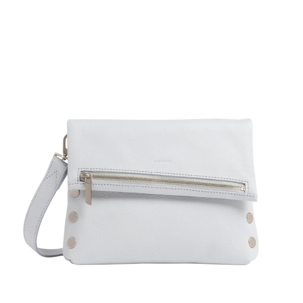 Hammitt Medium VIP Crossbody Bag, Bluebird and Brushed Silver Hardware