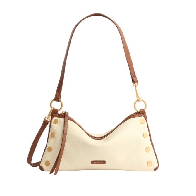 Hammitt Kyle Shoulder Bag, Courtyard Cream and Brushed Gold Hardware